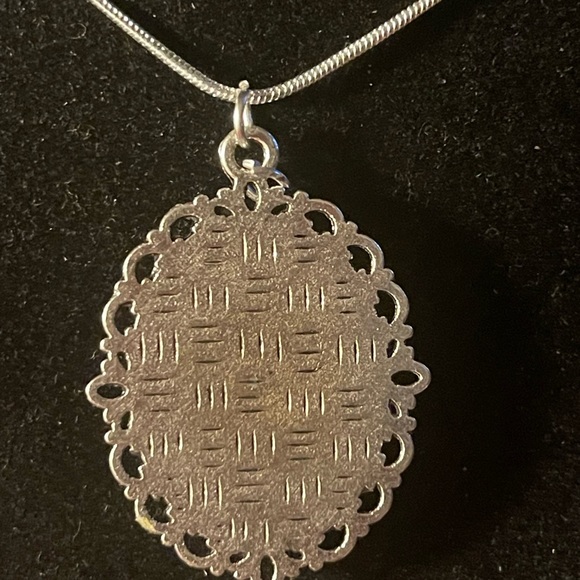 Necklace Iced-Out Initial (“M”) Pendant - Picture 2 of 3